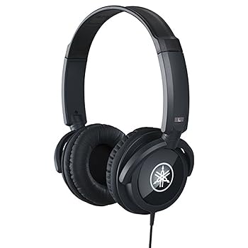 【中古】ヤマハ YAMAHA ヘッドホン ブラック HPH-100B 迫力あるサウンドとリッチな音色 長時間の使用でも疲れにくい快適な装着感を実現 変換ステレオプラ