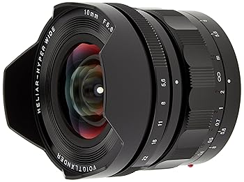 【中古】VoightLander 単興味の中心広角水晶体 HELIAR-HYPER WIDE 10粍 F5.6 ASPHERICAL E-mount Eマウント相応う 黒いこと 233010