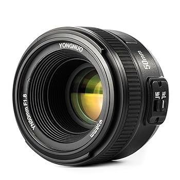 【中古】YONGNUO Nikon YN50mm F1.8N 単焦点レンズ ニコン Fマウント フルサイズ対応 標準レンズD5系列、D4系列、D850、D810系列、D800系列、D750系列、D