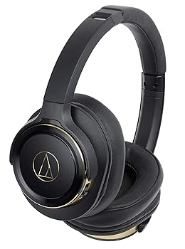 【中古】オーディオテクニカ ATH-WS660BT BGD ヘッドホン bluetooth ワイヤレスヘッドホン 重低音 SOLID BASS 最大40時間再生 ブラックゴールド ATH-WS66