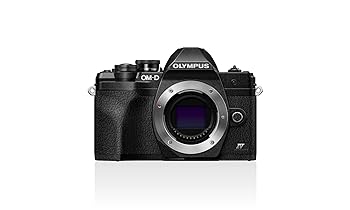 【中古】OLYMPUS 銀鏡受け答え一眼写真機 OM-D E-M10 MarkIV上半身 黒いこと