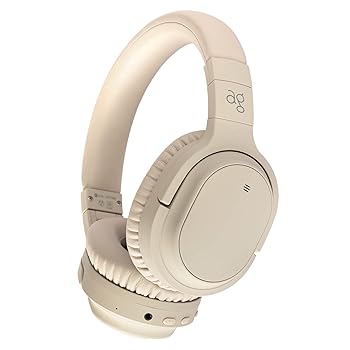 【中古】ag WHP01K 【AG-WHP01K】 ワイヤレス ヘッドホン Bluetooth ノイズキャンセリング ノイキャン ANC マイク（クリーム）