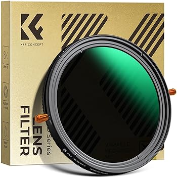 【中古】K&F CONCEPT 62mm ND2-32&CPLフィルター 多機能フィルター 2in1 一枚二役 減光+偏光効果 両面24層ナノコーティング 防水撥油キズ防止 可変ND 偏