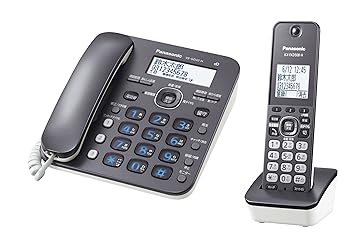 【中古】パナソニック RU・RU・RU デジタルコードレス電話機 子機1台 1.9GHz DECT準拠方式 ダークメタル VE-GD32DL-H