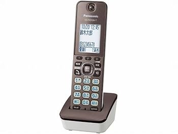 【中古】画像にマウスを合わせると拡大されます パナソニック 増設子機 1.9GHz DECT準拠方式 ブラウン KX-FKD506-T