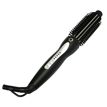 【中古】(非常に良い)アゲツヤ Ronne ロールブラシ ヘアアイロン 海外対応 MAX220度 25mm ブラック|ハッピーストア藤岡
