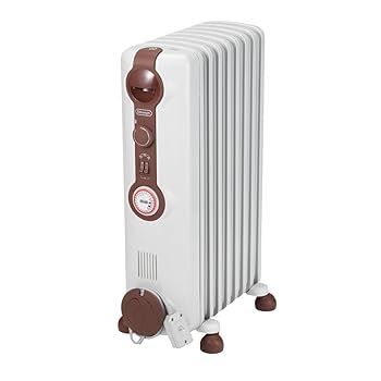 【中古】DeLonghi (デロンギ) オイルヒーター [ ホワイト+ブラウン / JR0812 ]