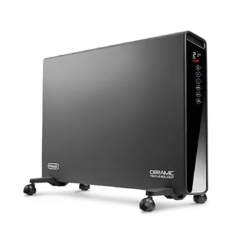 【中古】De'Longhi (デロンギ) コンベクターヒーター HXJ60L12 電気ヒーター 窓際暖房 速暖 乾燥しにくい 燃料補充不要 チャイルドロック 安全設計 [8-10