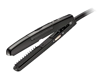 【中古】ヴィダル サスーン ストレートアイロン マジックシャイン スチーム ミニサイズ ポータブルポーチ ブラック VSS-3002/KJ|ハッピーストア藤岡