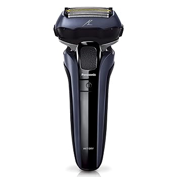 【中古】パナソニック ラムダッシュPRO メンズシェーバー 5枚刃 青 ES-LV5V-A