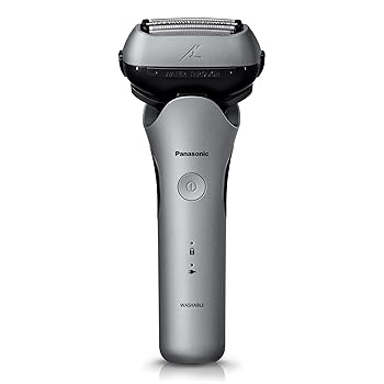 【中古】パナソニック メンズシェーバー ラムダッシュ 3枚刃 シルバー 充電中でも剃れる ES-LT6P-S