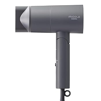 【中古】(非常に良い)アイリスオーヤマ MICOLA ドライヤー 大風量 速乾 軽量 スピーディー イオンドライヤー 3段階調整 ノズル HDR-M101-H ダークグレー|ハッピーストア藤岡