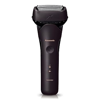 【中古】パナソニック メンズシェーバー ラムダッシュ 3枚刃 茶 充電中でも剃れる ES-LT2Q-T