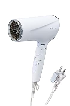 【中古】テスコム ドライヤー プロテクトイオン 折りたたみ 速乾 小型 軽量 冷温風 Speedom ラク抜きプラグ ホワイト TD570A-W|ハッピーストア藤岡