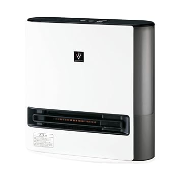 【中古】シャープ 加湿 セラミックヒーター HX-TK12-W 足元ロング温風 プラズマクラスター フィルター自動洗浄 加湿量 650mL/h 日本製