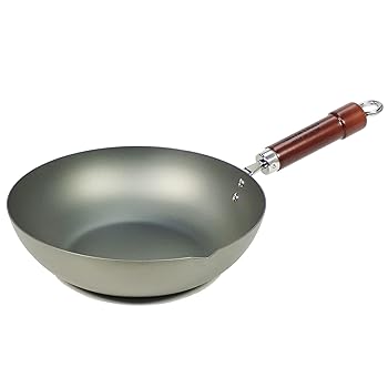 【中古】（非常に良い）リバーライト 極 鉄 フライパン 深型 炒め鍋 28cm 窒化鉄 窒化加工 IH対応 サビにくい 中華鍋 日本製 K1428｜ハッピーストア藤岡