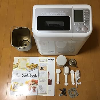 【中古】SANYO ライスブレッドクッカー Gopan プレミアムホワイト SPM-RB1000(W)