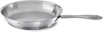 【中古】フィスラー (Fissler) フライパン 24cm カターニャ ガス火/IH対応 オーブン使用可 オールステンレス 【日本正規販売品】 081-353-24-100 シルバ