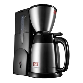 【中古】メリタ(Melitta) コーヒーメーカー ノアプラス ブラック【5杯用/ステンレス製二重構造ポット/アイスコーヒー/蒸らし機能搭載】