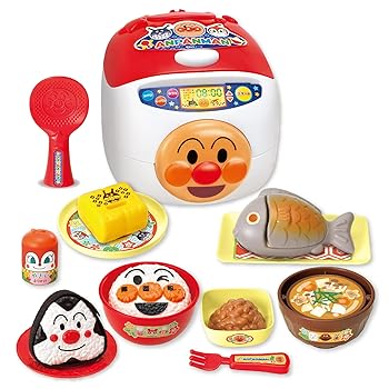 【中古】ジョイパレット アンパンマン おにぎりもギュッ! シューッとたけたよ! おしゃべりすいはんきと元気100ばいSP和食セット