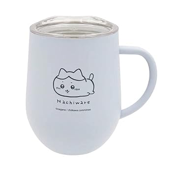 【中古】マリモクラフト(Marimocraft) ちいかわ 蓋つきステンレスマグ へちゃ ハチワレ