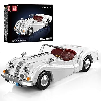 【中古】Mould King 10236 MOCレトロオープンカービルディングブロックキット、1302+部品モデルカーキット、大人および子供のための技術アメリカのスポー