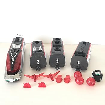 【中古】仮面ライダー電王 動きラインドライブつづき物1~4 DXデンライナーゴウカ