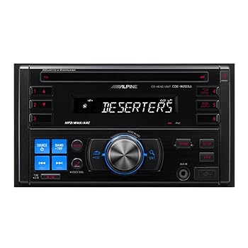 【中古】アルパイン(ALPINE) CD・CD-R/RW・MP3・WMA・AACプレーヤー 45W×4ch/フロントUSB・フロントAUX対応 CDE-W203JI