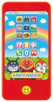 【中古】(非常に良い)アンパンマン タッチして!カラースマートフォン ジョイパレット|ハッピーストア藤岡