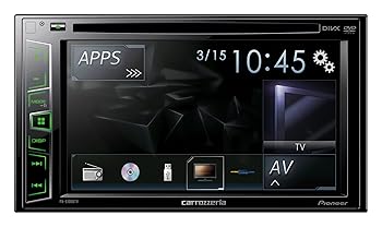 【中古】カロッツェリア(パイオニア) カーオーディオ FH-6100DTV 2DIN CD/DVD/USB の商品写真