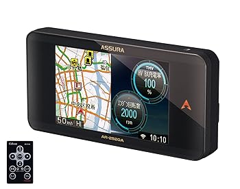 【中古】セルスター(CELLSTAR) ASSURA 無線LAN搭載 3.2インチ液晶搭載 GPS一体型レーダー探知機 日本生産モデル AR-252GA
