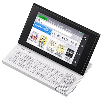 【中古】カシオ デジタル英会話学び取る機 EX-word RISE XDR-A10WE 白いこと コンテンツ40