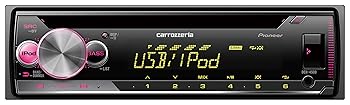 【中古】Pioneer カーオーディオ DEH-4500 1D CD USB iPod iPhone AUX DSP カロッツェリア