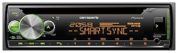 【中古】Pioneer カーオーディオ DEH-5500 1D CD Bluetooth USB iPod iPhone AUX DSP カロッツェリア