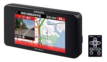 【中古】セルスター レーザー式オービス対応レーダー探知機 AR-46LA ワンボディ GPSデータ更新 OBDII対応 フルマップ 災害通報表示 CELLSTAR