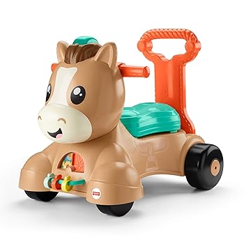 【中古】フィッシャープライス(fisher price) 3way のって! はずむよ! バイリンガル・ポニーウォーカー 【9カ月~】【知育・英語・外国語】GTL56