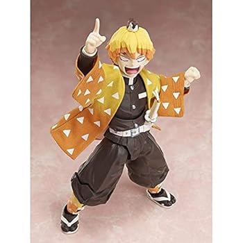 【中古】(非常に良い)鬼滅 鬼滅 鬼殺者 善逸 あがつま 1/12スケール アクションフィギュア|ハッピーストア藤岡