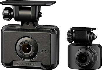 【中古】コムテック ドライブレコーダー ZDR043 前後2カメラ コンパクト 前後200万画素 Full HD GPS搭載 32GBmicroSDカード 後続車両接近お知らせ機能搭
