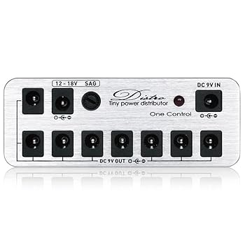 【中古】(非常に良い)One Control ワンコントロール エフェクター用 パワーサプライ Distro Tiny Power Distributor シャイニーシルバー|ハッピーストア藤岡