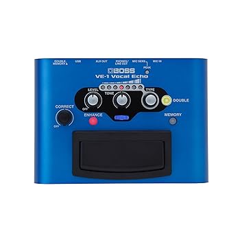 【中古】(非常に良い)BOSS ボス ボーカルエコー VE-1 電池/AC 電源の 2 電源方式 リバーブ/ピッチコレクト/ライブ ボーカル ボーカリスト ボーカルエフェクター|ハッピーストア藤岡