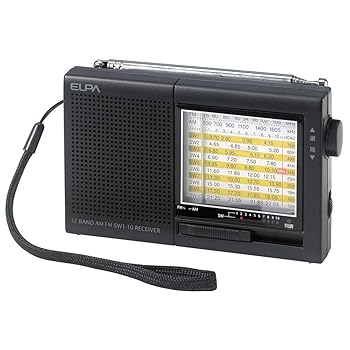 【中古】エルパ(ELPA) () AM/FM短波ラジオ 海外の国際放送から国内のAM/FM放送まで幅広くキャッチ ER-C74T