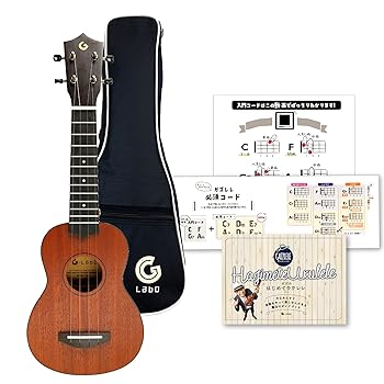 【中古】（非常に良い）【初心者～中級者に最適】ソプラノ ウクレレ 「 ガズのはじめて ウクレレ (ギグバッグ はじめてガイドブック ) 」 セット ガズレレ 弦 楽器 本体｜ハッピーストア藤岡