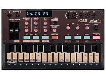 【中古】KORG(コルグ) FMシンセサイザー 6ボイス コーラス リバーブ 電池駆動 スピーカー内蔵 ヘッドホン使用可 どこでも使えるコンパクトサイズ volca f｜ハッピーストア藤岡