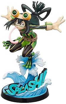 【中古】僕のヒーローアカデミア 蛙吹 梅雨 ヒーロースーツVer. 1/8スケール PVC製 塗装済み 完成品 フィギュア