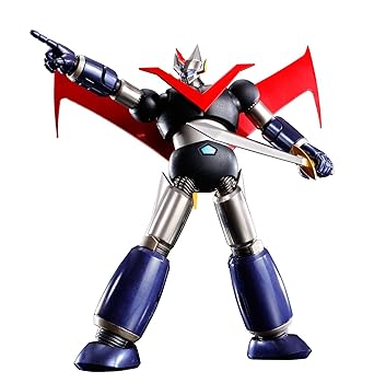 【中古】TAMASHII NATIONS スーパーロボット超合金 グレートマジンガー~鉄(くろがね)仕上げ~ 約140mm ABS&PVC&ダイキャスト製 塗装済み可動フィギュア