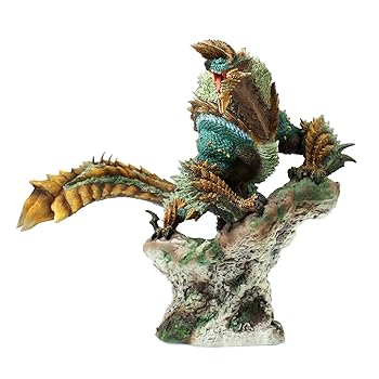 【中古】カプコン モンスターハンター カプコンフィギュアビルダー 本体 クリエイターズモデル 雷狼竜 ジンオウガ 復刻版 約H180×W220×D120mm