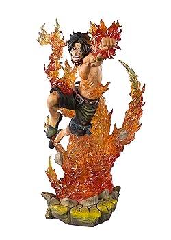 【中古】TAMASHII NATIONS フィギュアーツZERO ONE PIECE ポートガス・D・エース -白ひげ海賊団2番隊隊長- 約195mm PVC&ABS製 塗装済み完成品フィギュア