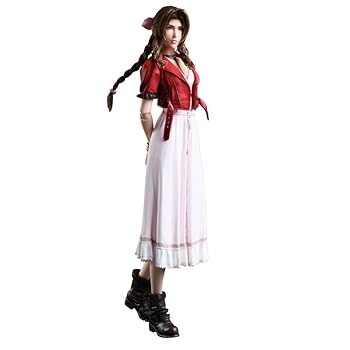 【中古】ファイナルファンタジーVII リメイク PLAY ARTS改 エアリス・ゲインズブール PVC製 塗装済み可動フィギュア