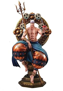 【中古】Megahouse - ワンピース - NEO-Maximum - スカイピア神エナルの唯一の神、海賊の肖像画 コレクターフィギュア