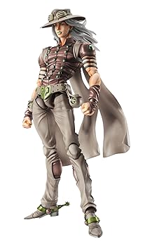 【中古】メディコス(Medicos Entertainment) 超像可動 『ジョジョの奇妙な冒険 第7部 スティール・ボール・ラン』 「ジャイロ・ツェペリ・サード」 約155